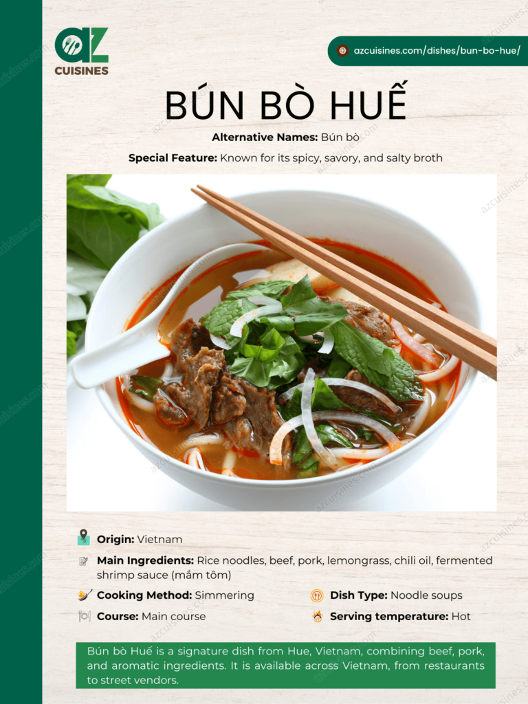 Bun Bo Hue Overview
