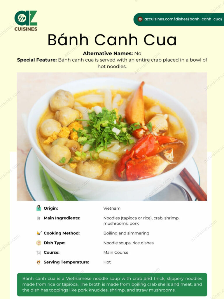 Banh Canh Cua Overview
