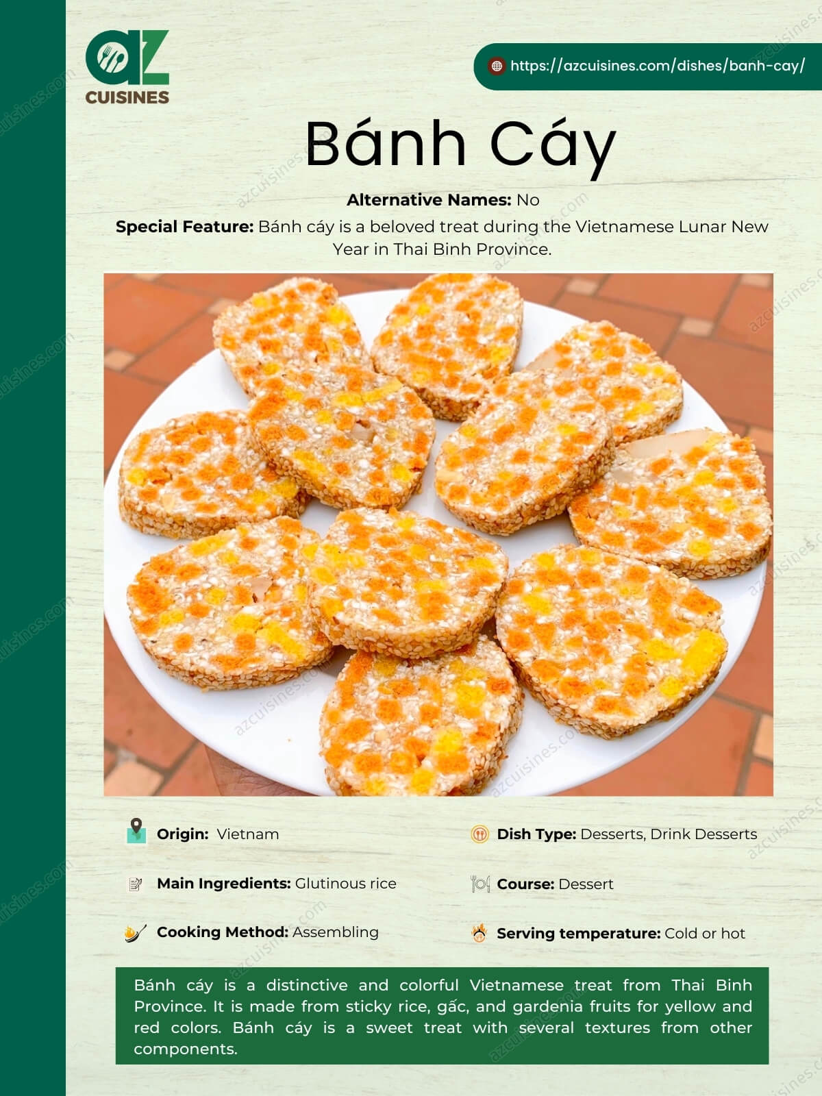 Banh Cay Overview