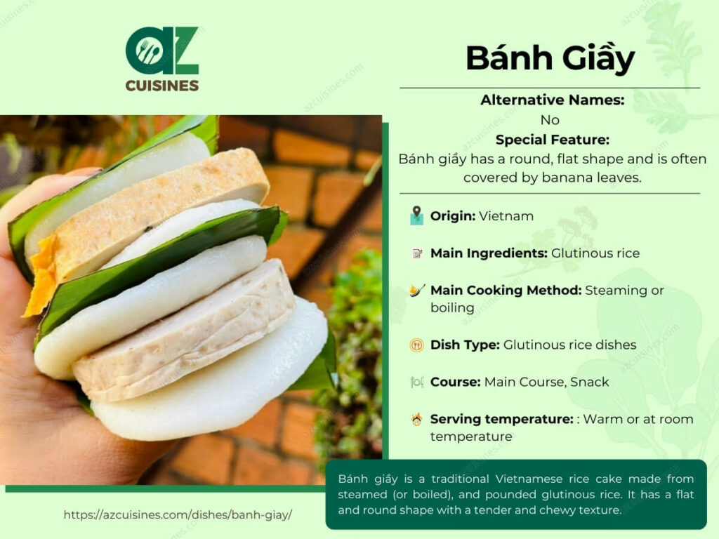 Banh Giay Infographic