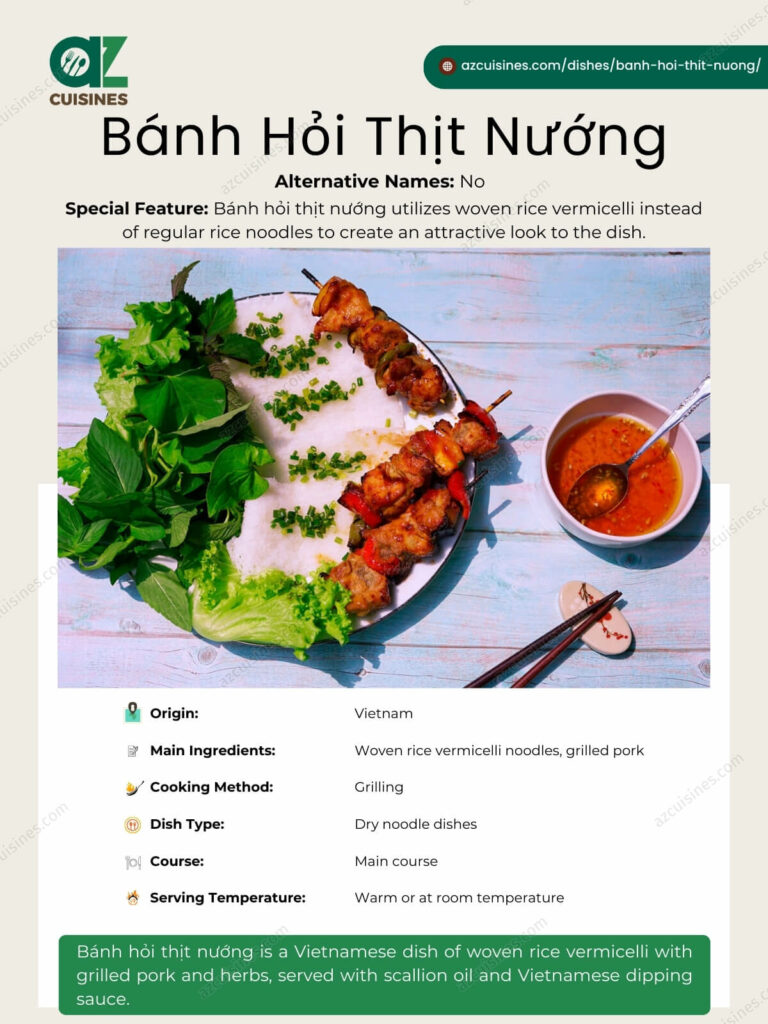 Banh Hoi Thit Nuong Overview