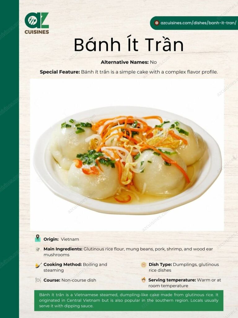 Banh It Tran Infographic