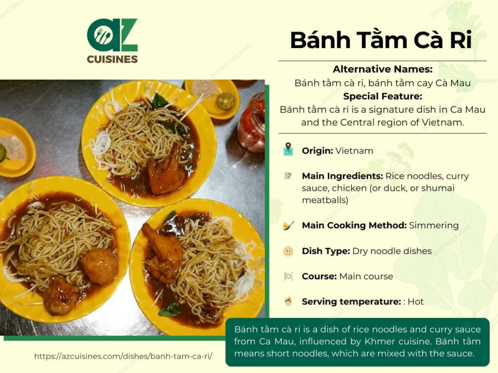 Banh Tam Ca Ri Overview