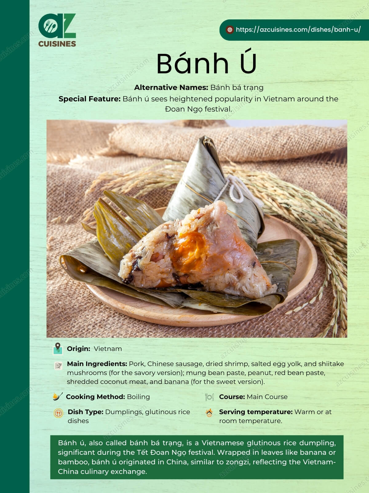 Banh U Overview