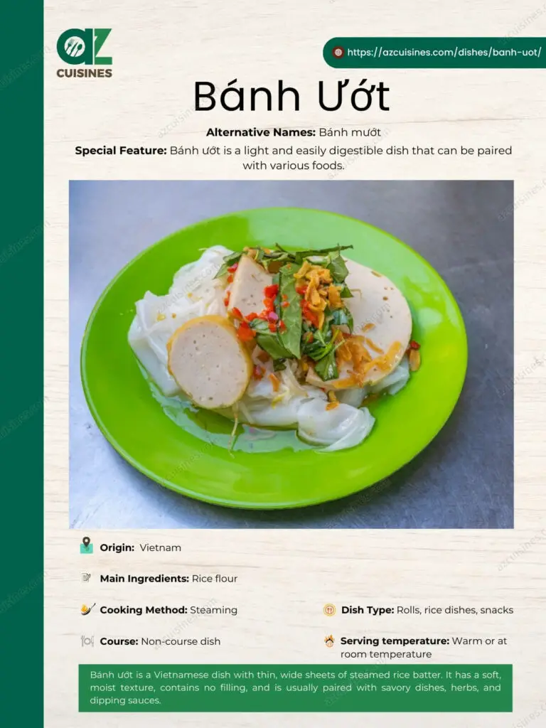 Banh Uot Infographic