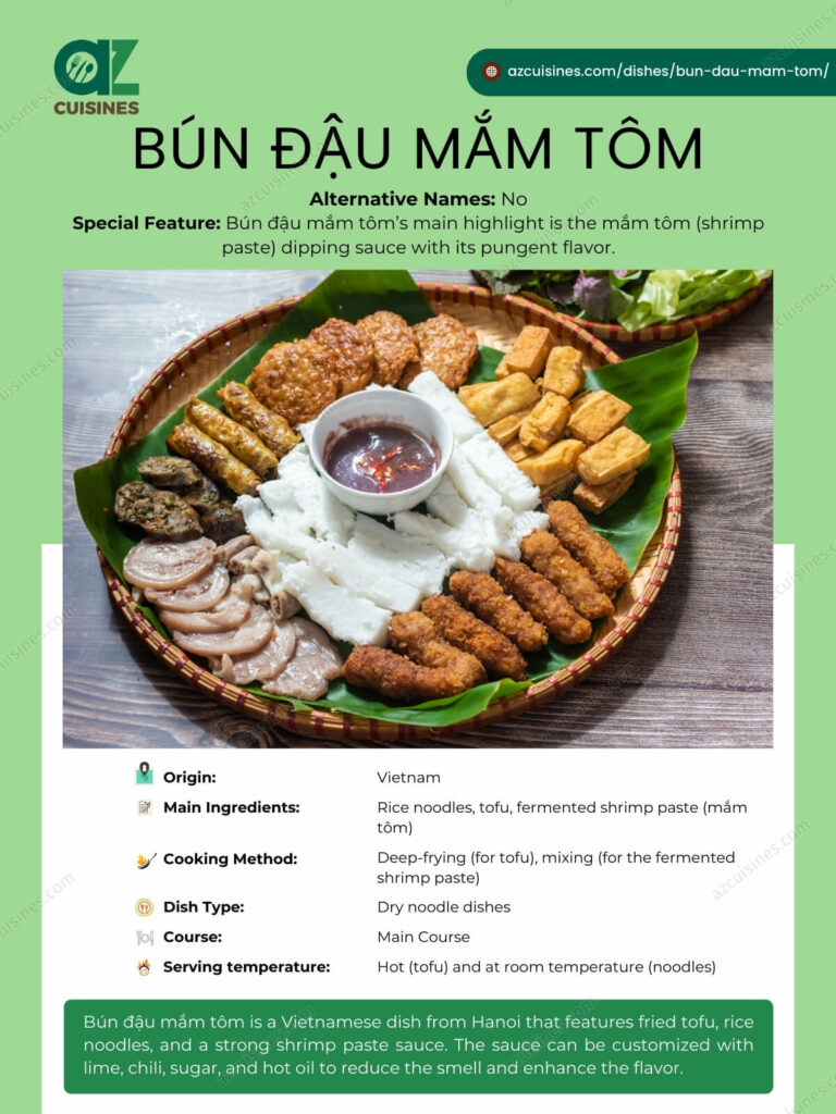 Bun Dau Mam Tom Overview