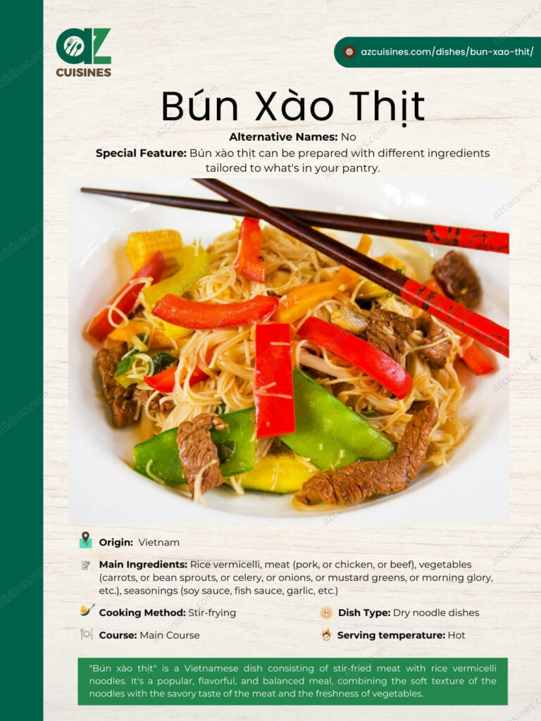 Bun Xao Thit Overview