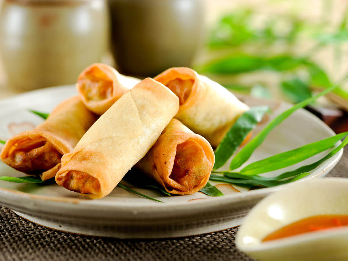 Chinese Fried Spring Rolls