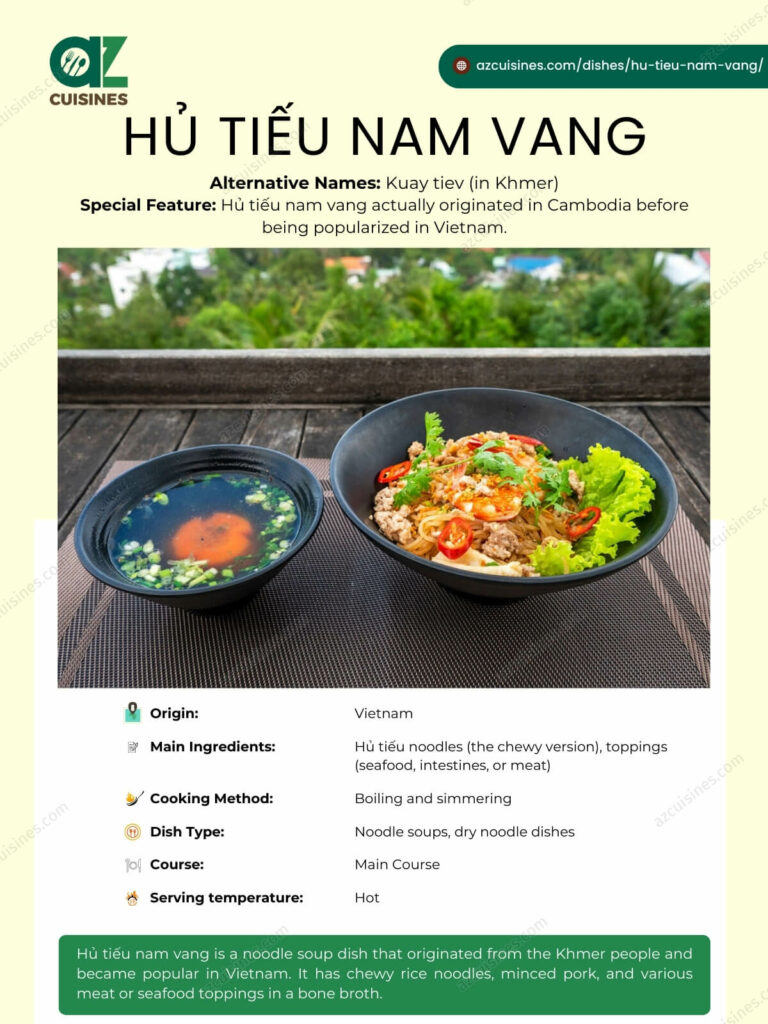 Hu Tieu Nam Vang Overview
