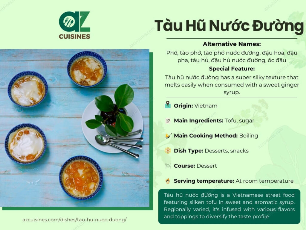 Tau Hu Nuoc Duong Infographic