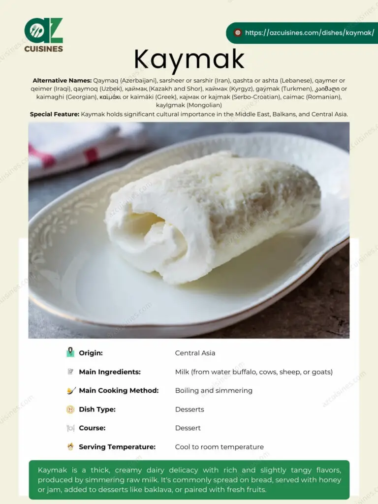 Kaymak Infographic