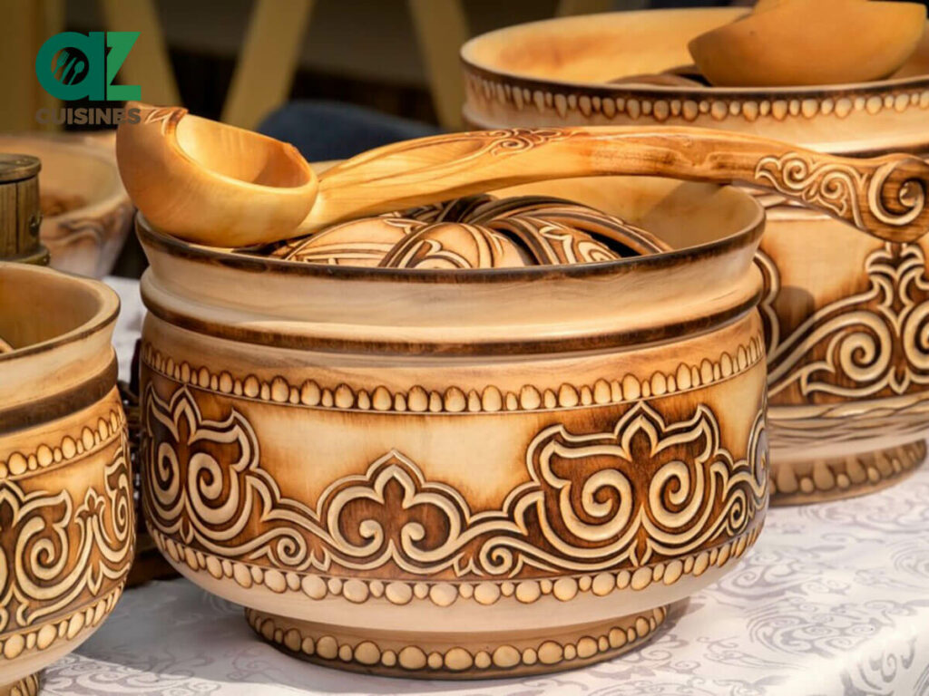 Kazakh Wood Tableware