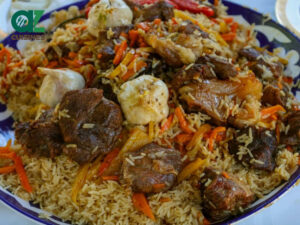 Pilaf with Rice Beef and Lamb