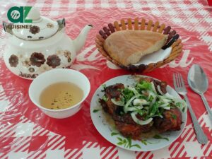 Turkmen Meal With Tea