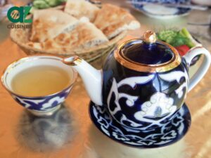 Uzbek Served Green Tea