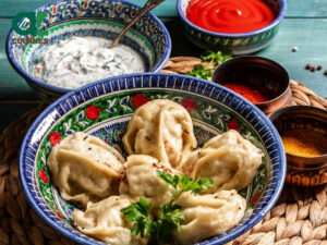 Uzbek Dishes Dumplings Chuchvara