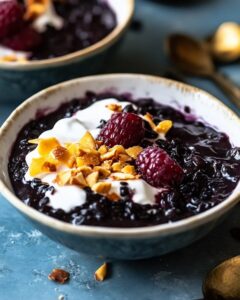 Thai Black Sticky Rice Pudding Recipe