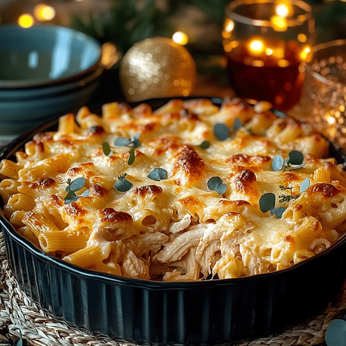 Buffalo Chicken Pasta Bake Recipe