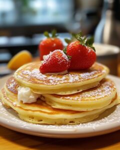 Cloud-like Souffle Pancakes for Breakfast Recipe
