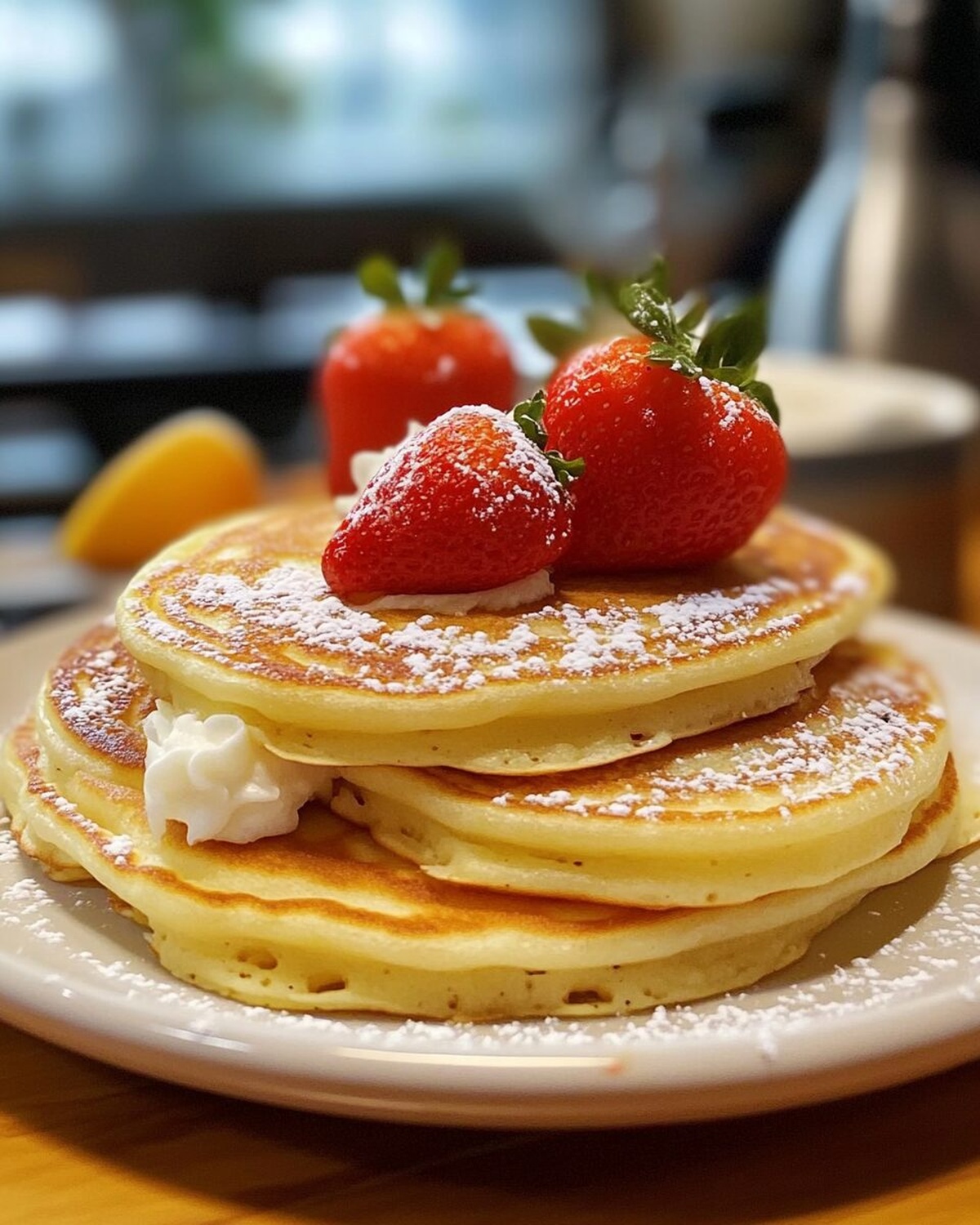 Cloud-like Souffle Pancakes for Breakfast Recipe