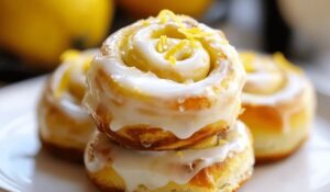 Lemon Rolls With Lemon Cream Cheese Glaze Recipe