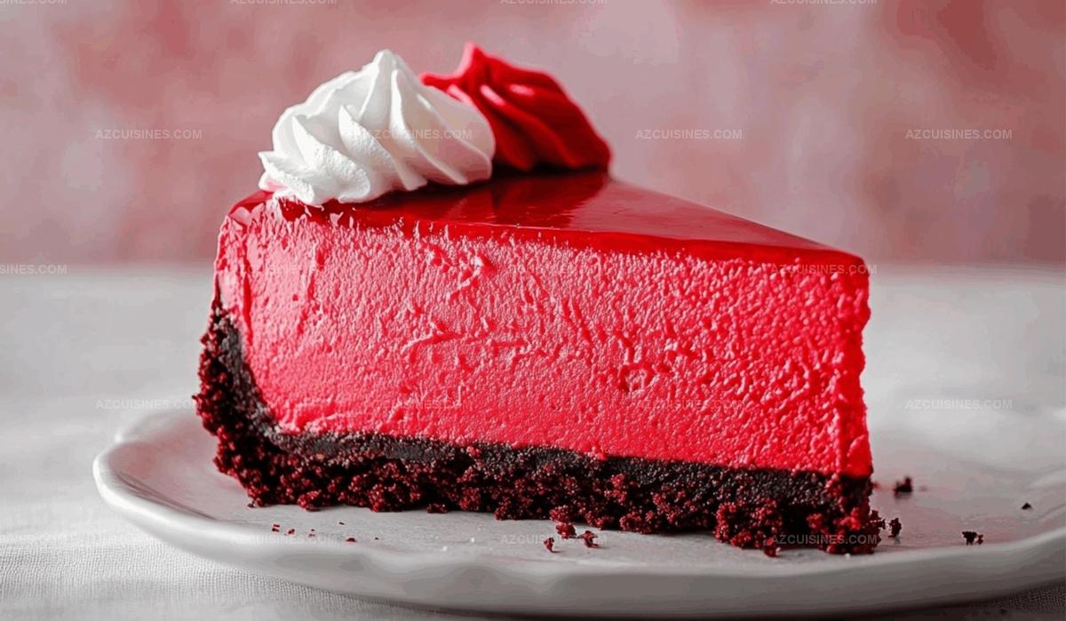 No Bake Red Velvet Cheesecake Recipe