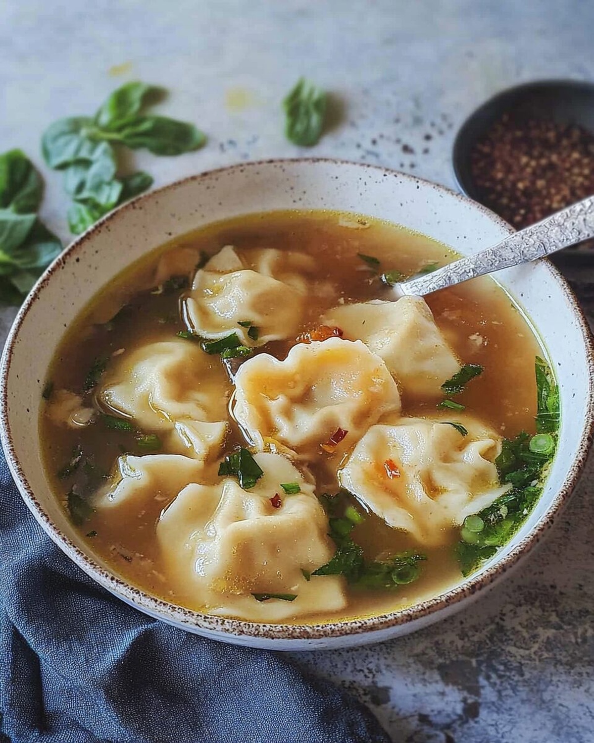 Vegetarian Dumpling Soup Recipe