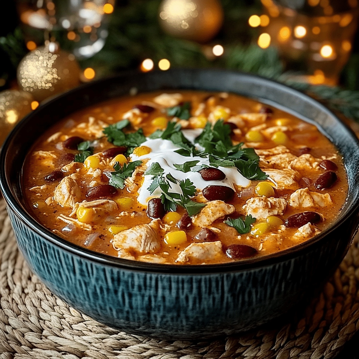 Crockpot Cream Cheese Chicken Chili Recipe