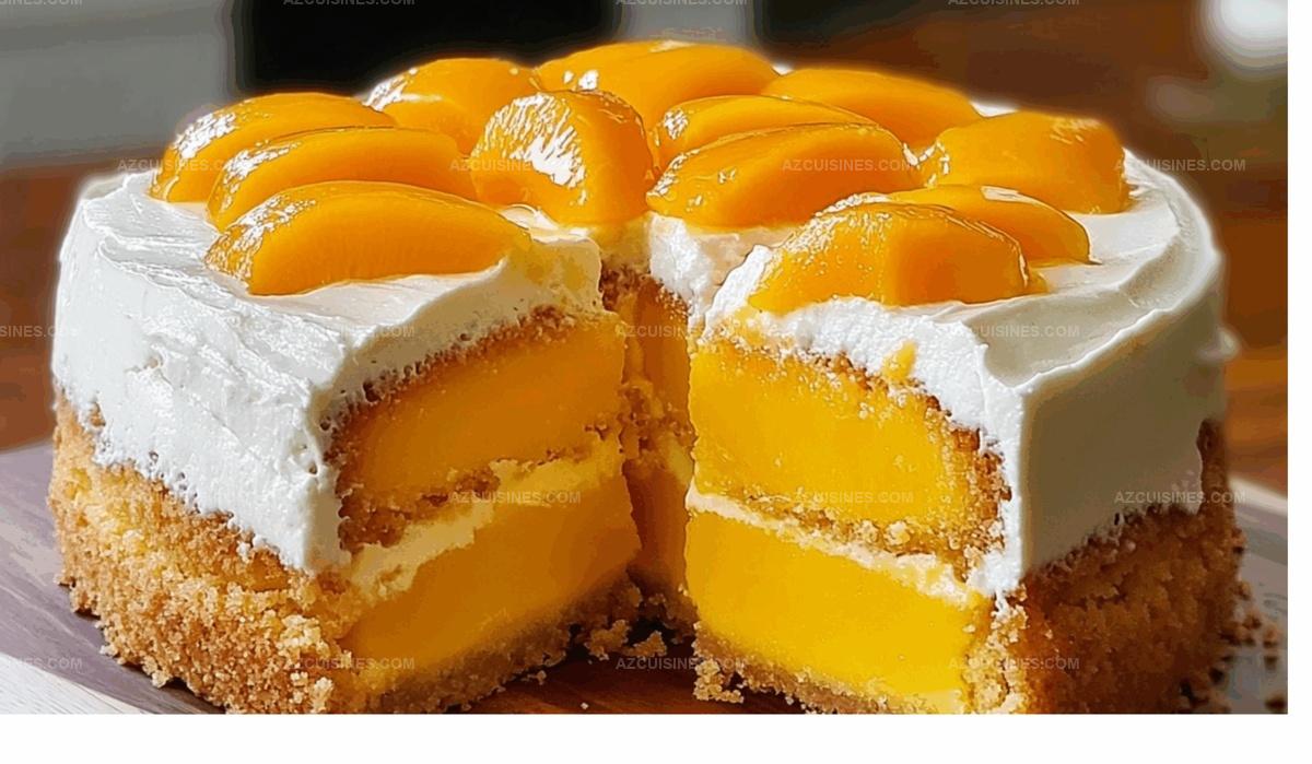 Mango Tango Cheesecake Cake Recipe