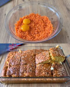 Savory Red Lentil and Herb Bake Recipe