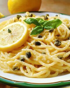 Lemon Caper Pasta Recipe