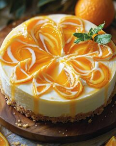 Refreshing Southern Pineapple Orange Swirl Cheesecake Recipe