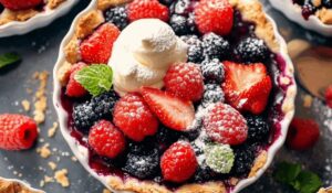 Fresh Berries Cobbler Recipe