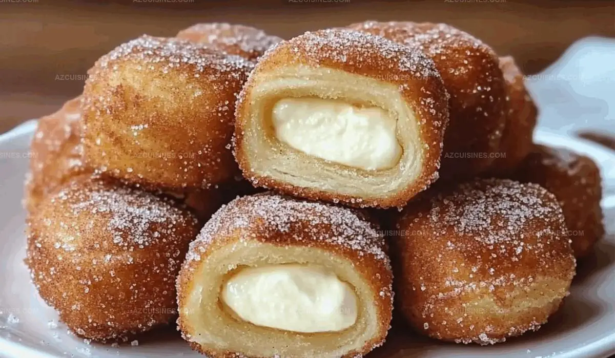 Churro Stuffed Cheesecake Bites Recipe