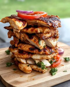 Oven-Baked Chicken Shawarma Tower with a Flavorful Twist Recipe
