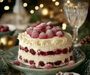White Chocolate Raspberry Poke Cake Recipe