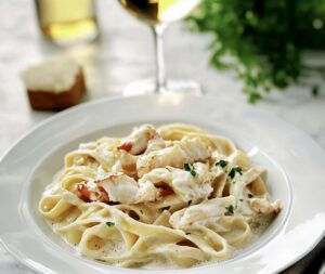 Crab Fettuccine Alfredo Recipe