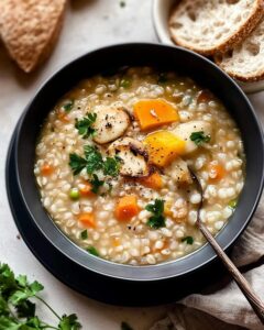 Pearl Barley Soup Recipe
