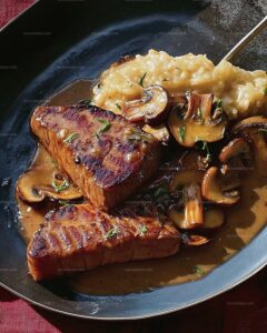 Mushroom Steak Diane Recipe
