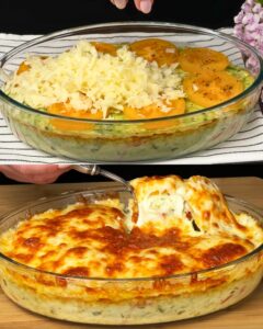 Baked Zucchini with Fresh Herb Sauce Recipe