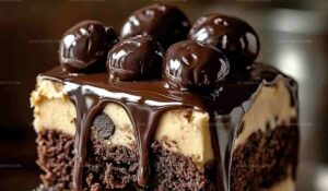 Cookie Dough Brownie Cake Recipe