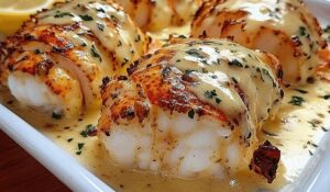 Creamy Garlic Butter Lobster Tails Recipe
