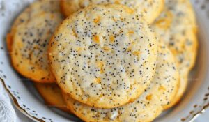 Orange Poppy Seed Cookies Recipe