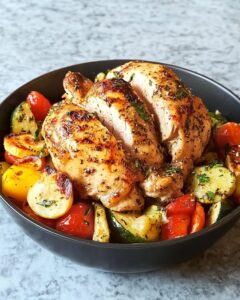 Greek Bundt Pan Chicken and Vegetables Recipe