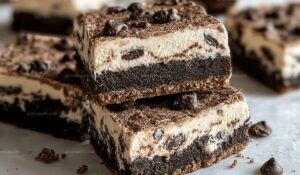 Fudgy Chocolate Chip Cookie Brownie Bars (Slutty Brownies) Recipe