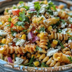 Mexican Street Corn Pasta Salad Recipe