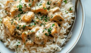 Creamy Herb Chicken & Basmati Rice Recipe