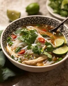 Vietnamese Chicken Pho Soup Recipe