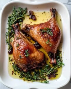 French-Style Duck Confit with Crispy Skin Recipe