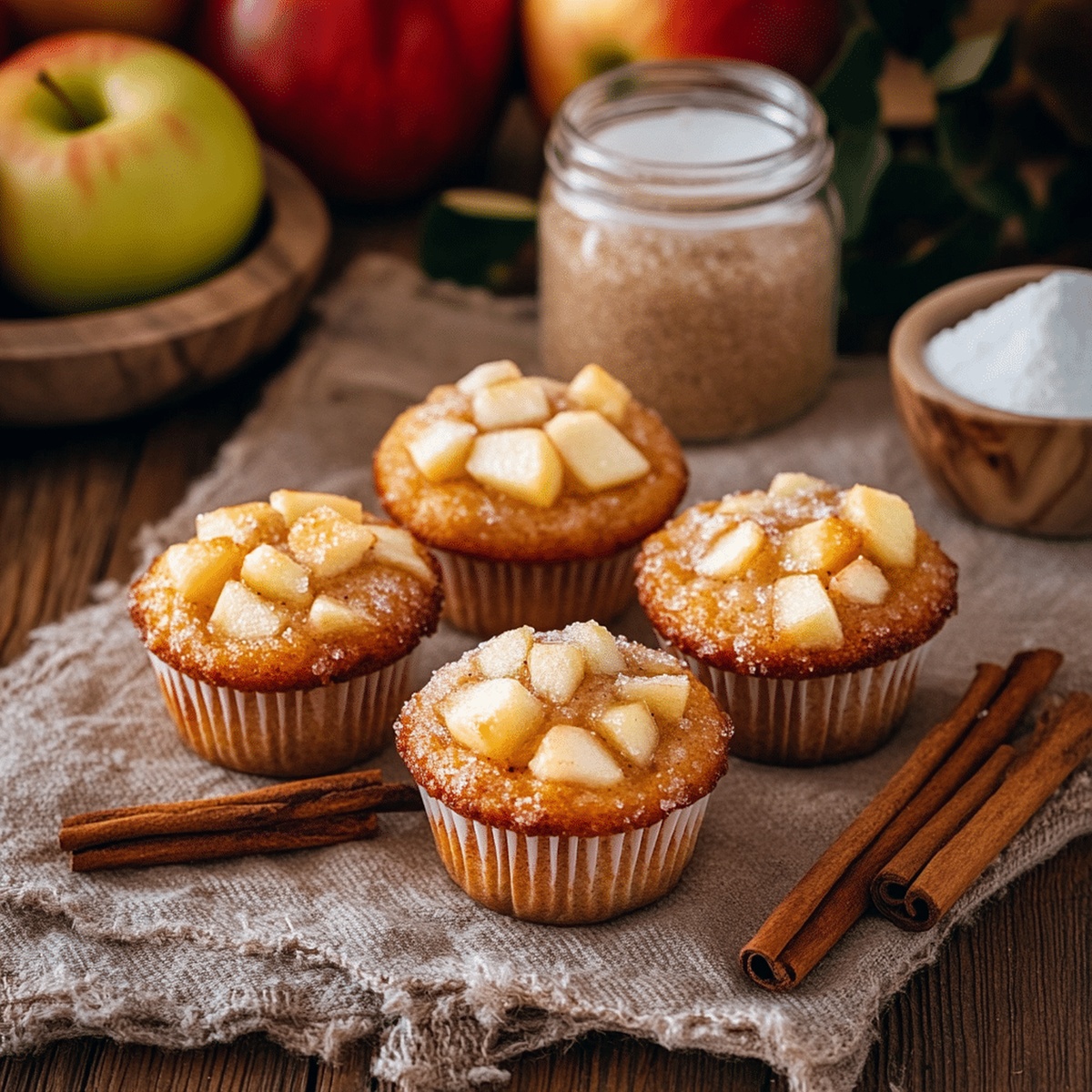 Apple Donut Mini Muffins Recipe